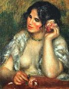 Pierre Renoir Gabrielle with a Rose Norge oil painting reproduction